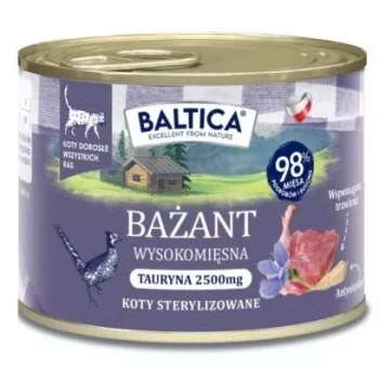 BALTICA Sabores regionales Faisán - Comida húmeda para gatos - 185 g