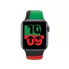 Correa Apple 40mm Negro Unity Sport Band M/L Negro Verde Rojo