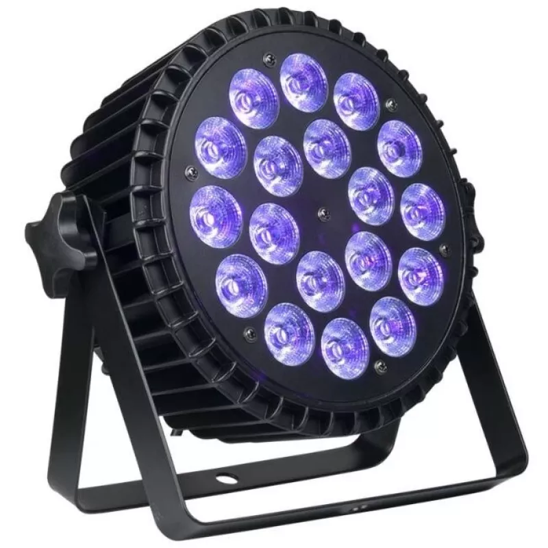 LIGHT4ME ALU QUAD PAR 18x6W RGBW - Foco de escenario