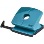 Perforadora de papel NOVUS B220 ColorID bright petrol, perforadora de mesa de 2 agujeros