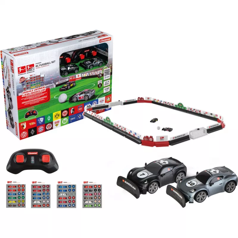 Carrera Bundesliga - Set de fútbol RC 2,4 GHz (370430041)