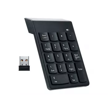 Gembird KPD-W-02 teclado numérico portátil/PC Bluetooth negro