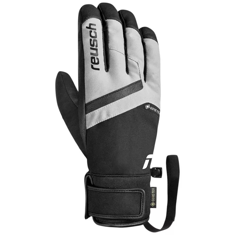 REUSCH BOOSTER GORE-TEX GLOVES TALLA 8,5 NEGRO Y BLANCO
