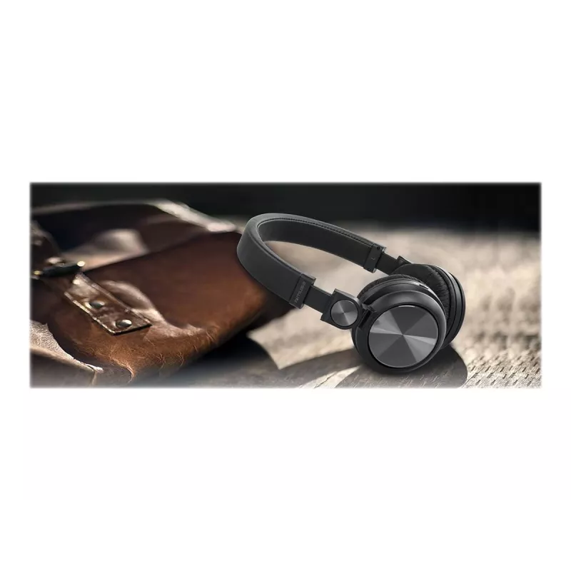 Auriculares/headset Muse M-276BT con cable e inalámbricos de diadema llamadas/música Bluetooth negro