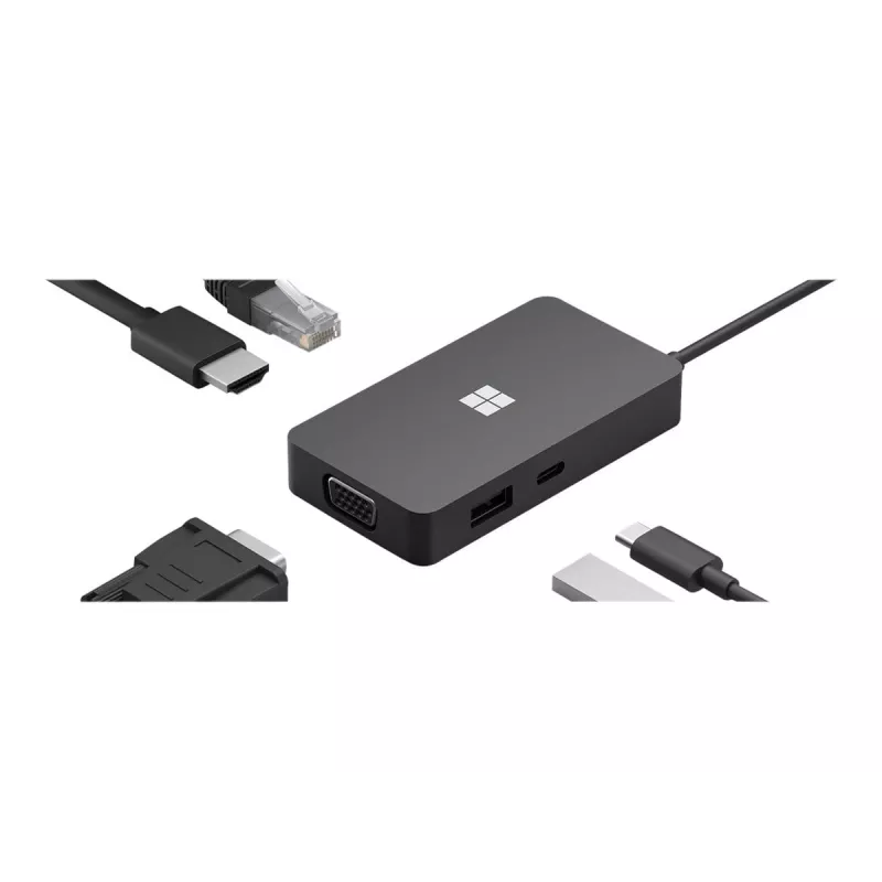 Dock para portátil Microsoft 1E4-00002 negro