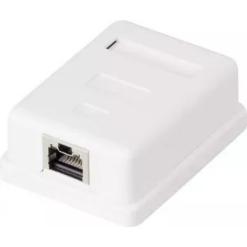 Toma de red Renkforce CAT 6 1 puerto, blanco