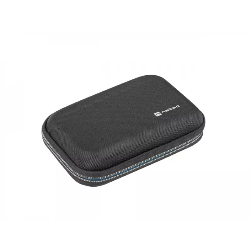 NATEC Krill 2 funda de viaje organizadora para HDD/SSD/accesorios/cables negra