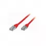 S/CONN 2m Cable de red RJ45 Rojo Cat6 S/FTP S-CONN 2m