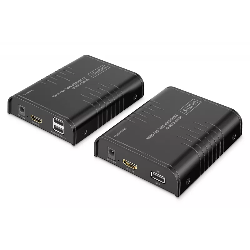 Kit extensor KVM DIGITUS DS-55355 HDMI over IP 4K 60Hz