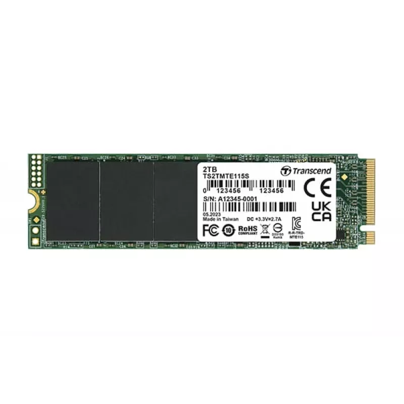 Disco SSD Transcend 1 TB M.2 PCIe Gen3 x4 NVMe TS1TMTE115S