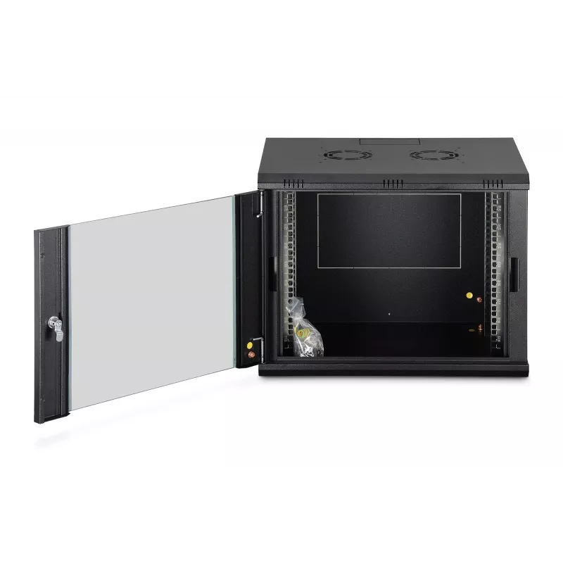 Armario rack de pared DIGITUS Dynamic-N 9U, 600x450 mm (AnxP), IP20, cerradura con llave, sin montar