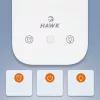 Lámpara de mesa Hawk HW-LAMP01 blanca LED brillo ajustable, brazo ajustable