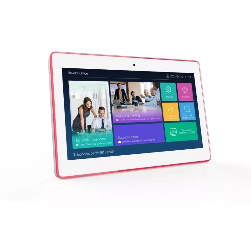 Tablet ALLNET MT15RK3399A10WPoENFC 15 pulgadas RGB LED, Android 10, NFC, PoE para salas de reuniones