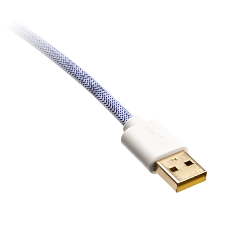 Cable USB Ducky Premicord 1,8 m USB A USB C azul verde