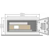 Caja fuerte básica YLC para portátil con alarma