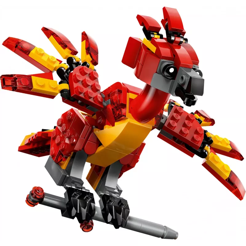 LEGO Fawkes construible – modelo del fénix de Dumbledore 76448, 299 piezas, 160 mm de altura, edad 8+
