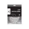 Cable de red Gembird Cat6 RJ-45 a RJ-45 1 m, U/UTP, 24 AWG, gris