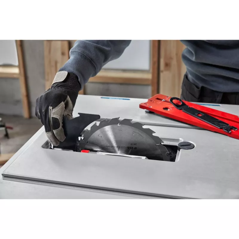 Bosch GTS 70-216 Professional sierra de mesa, 1850 W, hoja de 216 mm, azul/plateado