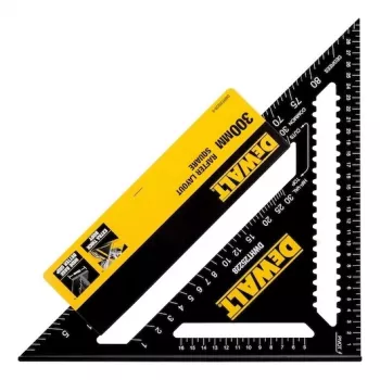 Regla DeWALT DWHT25228-0 300 mm Aluminio Negro Amarillo