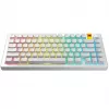 Teclas GLORIOUS GPBT Backlit — PBT blanco, diseño ANSI
