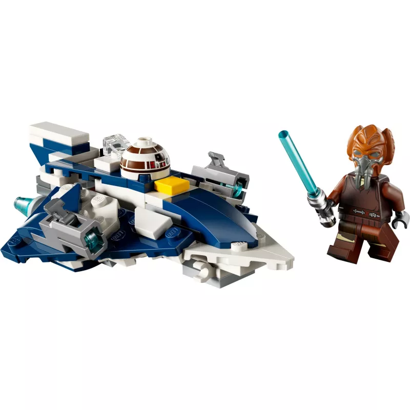 LEGO Microfighter Star Wars Caza estelar Jedi de Plo Koon 75400 — 89 piezas, 1 minifigura, edad 6+
