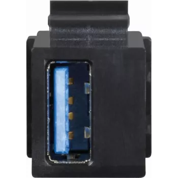 Conector modular Keystone USB-A 3.0 hembra a USB-A 3.0 hembra, LogiLink® [NK0015B] (NK0015B)