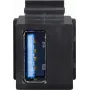 Conector modular Keystone USB-A 3.0 hembra a USB-A 3.0 hembra, LogiLink® [NK0015B] (NK0015B)