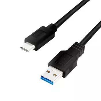 Logilink - cable USB - USB Type-A (M) a USB-C de 24 pines (M) reversible - USB 3.2 Gen 1 - 3 A - 3 m - negro (CU0171)