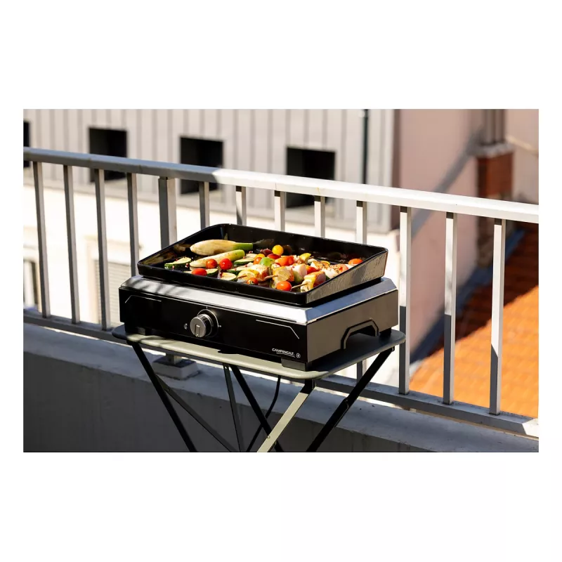 Plancha Campingaz Electric 1 XD parrilla de contacto 2100 W negra