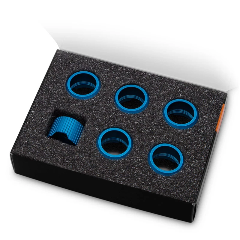 Anillo de compresión EK Water Blocks EK-Quantum Torque pack de 6 STC 16 Azul