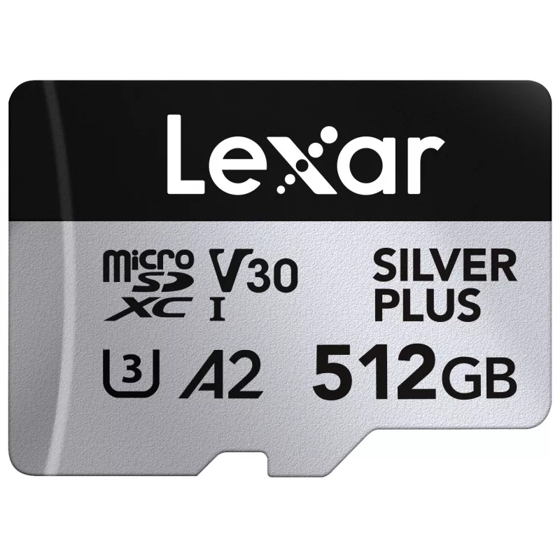 Memoria flash Lexar 512 GB UHS-I microSDXC SILVER PLUS