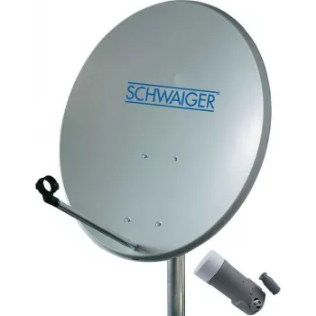Instalación de TV por satélite SCHWAIGER SPI5500SET1 para 1 usuario, set de antena parabólica sin receptor