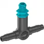 Gotero de riego Gardena 13317-20 2 l/h negro montaje en línea