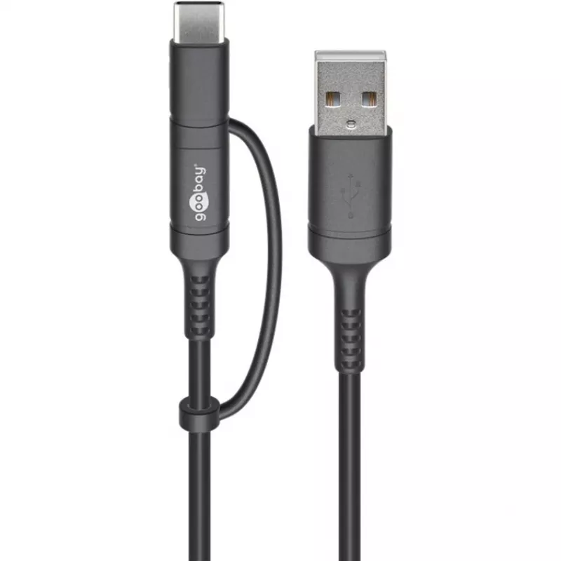 Cable USB Goobay 71892 negro