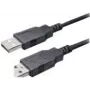 Cable USB Bachmann 940.045 3m USB A negro