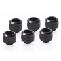 Alphacool Eiszapfen Pro 17475 conexión HardTube 13 mm G1/4, pack de 6, latón, 20 mm, 2,2 cm, negro