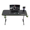 Escritorio GameMax D140-CARBON — Escritorio gaming/oficina, peso neto 20,5 kg, medidas brutas 125×795×682 mm