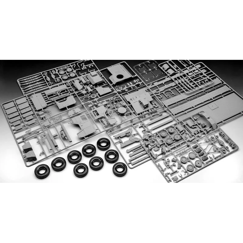 Maqueta de plástico REVELL Man 10T Milgl 8x8 camión escala 1/35