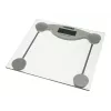 Báscula de baño electrónica Mesko MS 8137 — capacidad 150 kg, precisión 100 g, blanca/transparente