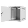 Lanberg WF10-2306-10S armario rack mural de 10" 6U, 336×280×310 mm, puerta de cristal, 20 kg, gris (RAL 7035)