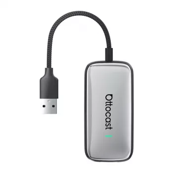 Adaptador inalámbrico Ottocast Play2Video CA515-T para CarPlay y Android Auto