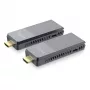 Set extensor HDMI inalámbrico DIGITUS DS-55359 — 4K/60Hz, 150 m, transmisor y receptor AV