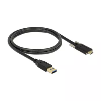 DeLOCK 83718 Cable USB USB 3.2 Gen 2 1m USB A USB C Negro