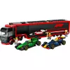 LEGO CITY 60445 F1 - Camión con coches de F1 RB20 y AMR24
