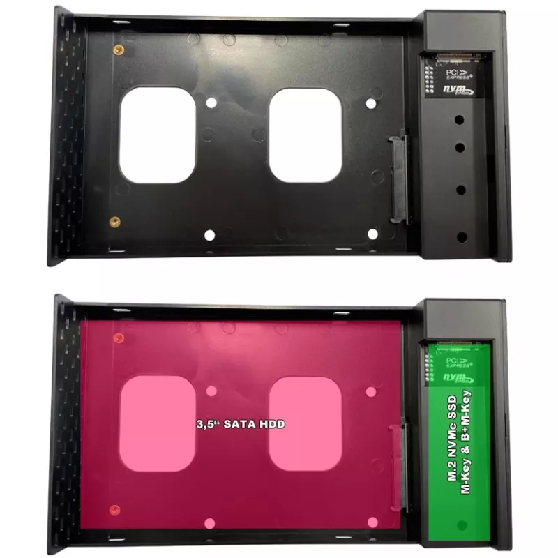 Carcasa HDD/SSD LC-Power LC-DOCK-C-35-M2 3,5 pulgadas USB Type-C 10 Gbit/s