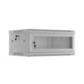 Armario rack LANBERG WF01-6404-23S 19 pulgadas 4U gris con puertas perforadas