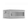 Armario rack LANBERG WF01-6404-23S 19 pulgadas 4U gris con puertas perforadas