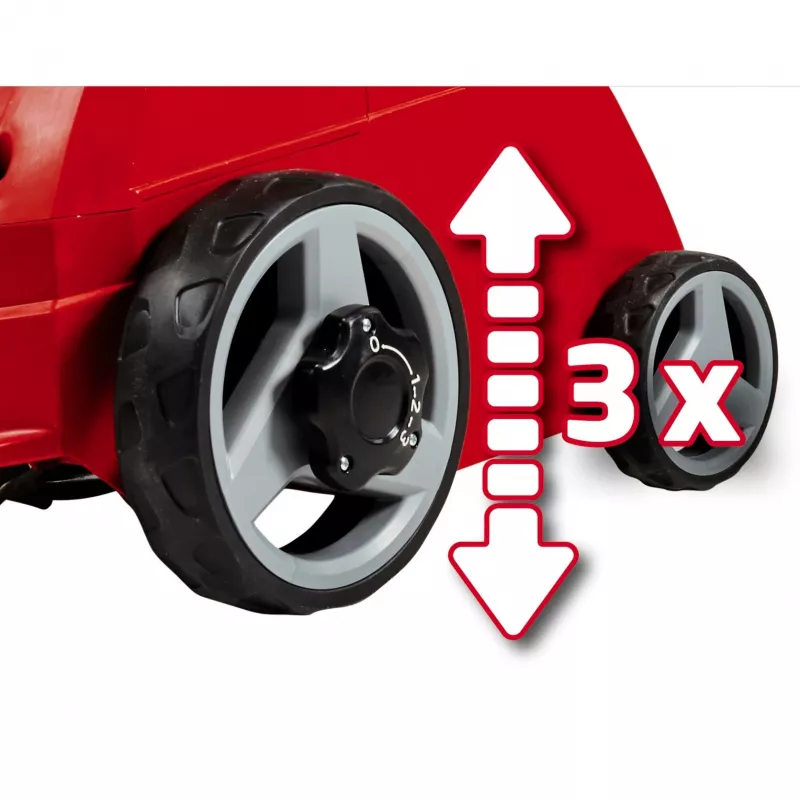 Escarificador eléctrico GC-ES 1231/1 (rojo/negro, 1.200 vatios)