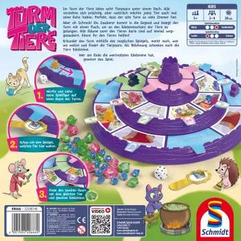 Schmidt Spiele Torre de animales, juego de mesa