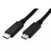 ROLINE Cable USB3.2Gen2 PD 20V5A Type-C-C ST/ST 0,5 m - Cable - Digital/Datos - 0,5 m (11.99.9057)